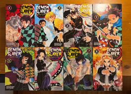 Manga: Demon Slayer 1- 8 englisch, neu