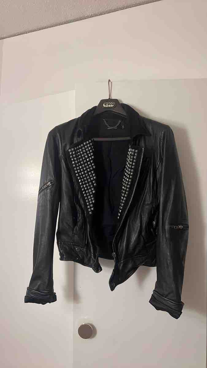 Jacken: Damen Lederjacke schwarz – Gebraucht aus Arnegg von lala888