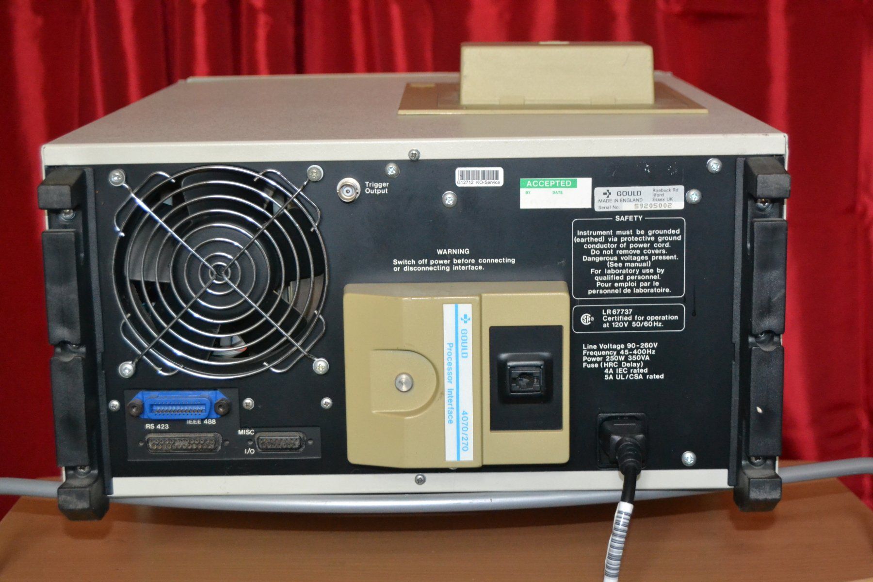 Misurare: Gould (DSO) 4072 100MHz / 400 Ms/sec – Usato da Wil SG venduto da fanofrio 7