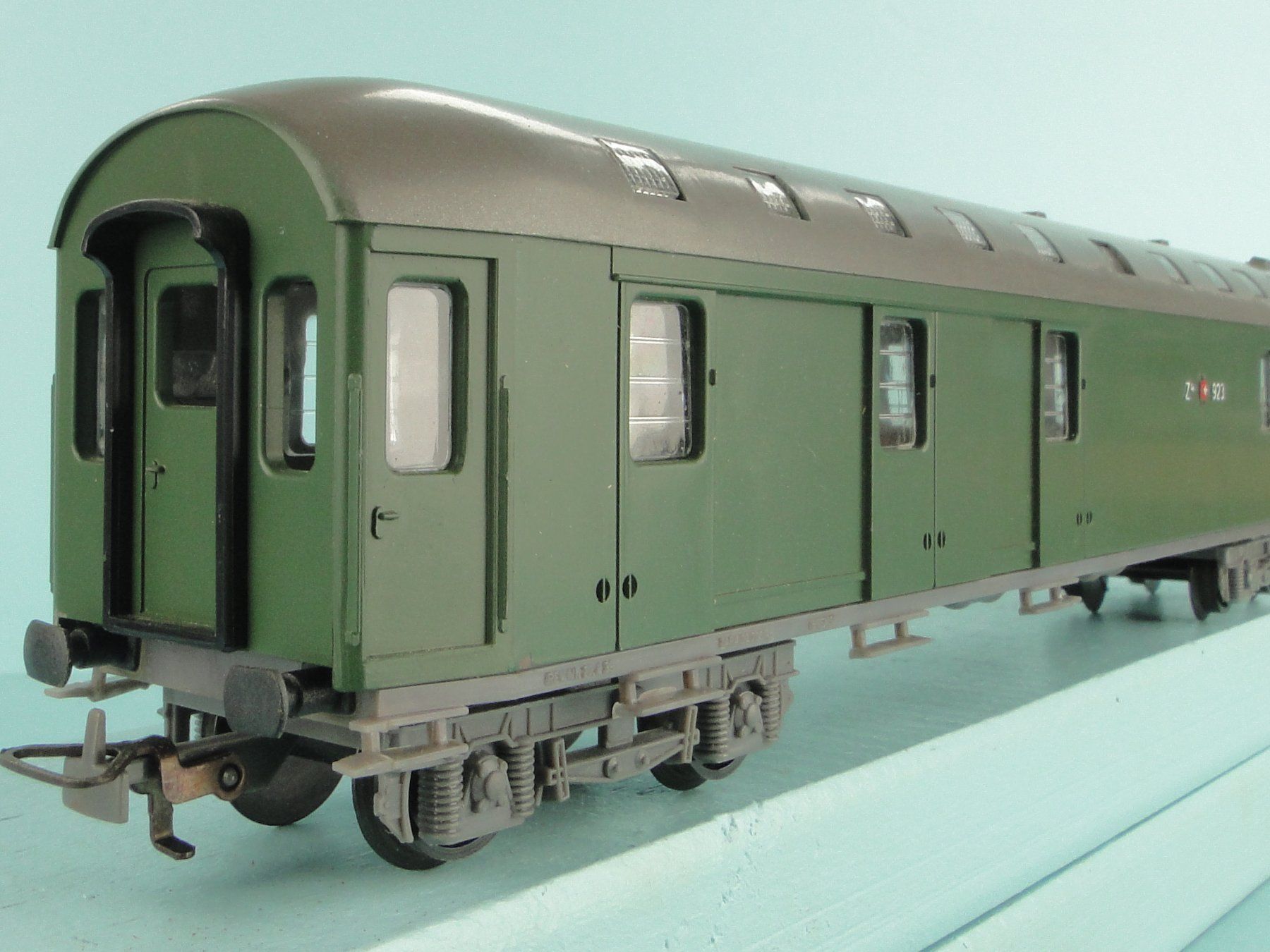 Kleinbahn Modellini di ferrovie: Kleinbahn 383 SBB Gepäckwagen – Usato da Bülach venduto da cann11 6
