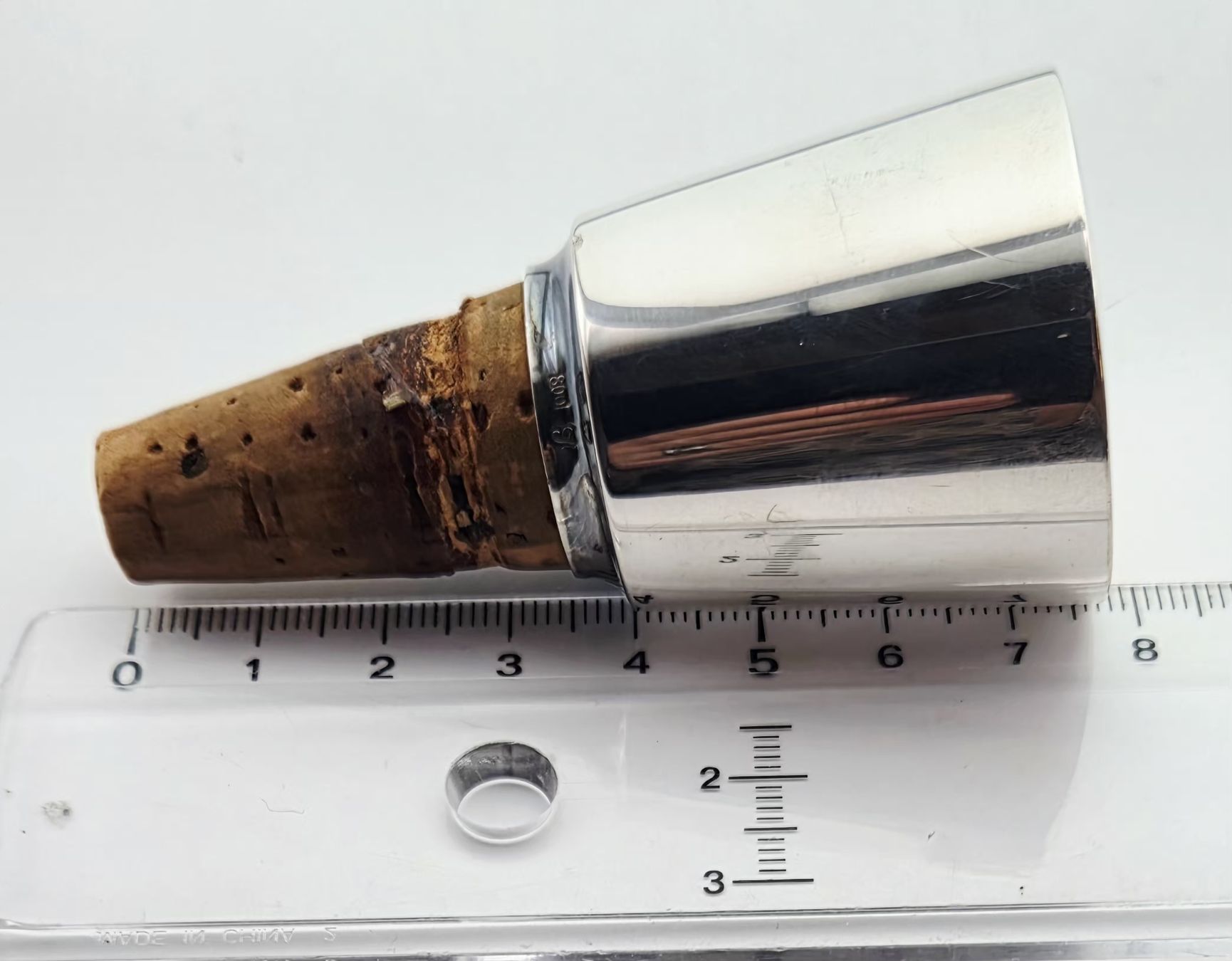 Jezler Set di posate: Cache bouchon bouteille Jezler Suisse 800Silb – Usato da Clarens venduto da Rimany 4