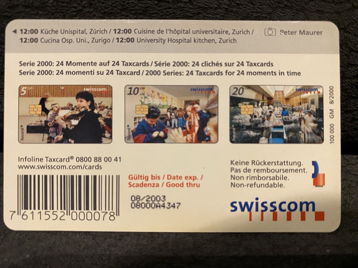 Schede telefoniche: Taxcard S4 – Usato da Lausanne venduto da babacard10 1