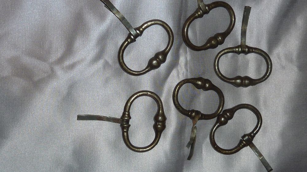Lot De 6 Boutons Vintage Années 50 - Plastique Bleu Lavande - 25mm - France - Pour Tricot, Layette