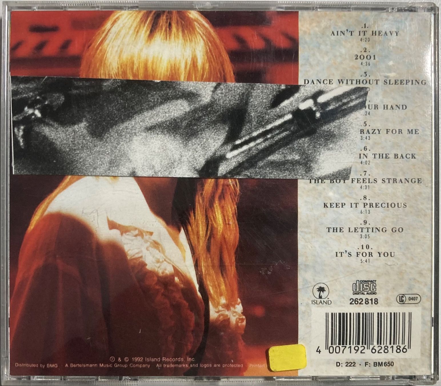 CD: MELISSA ETHERIDGE - NEVER ENOUGH – Usato da Poliez-Pittet venduto da Newtown-Records 1