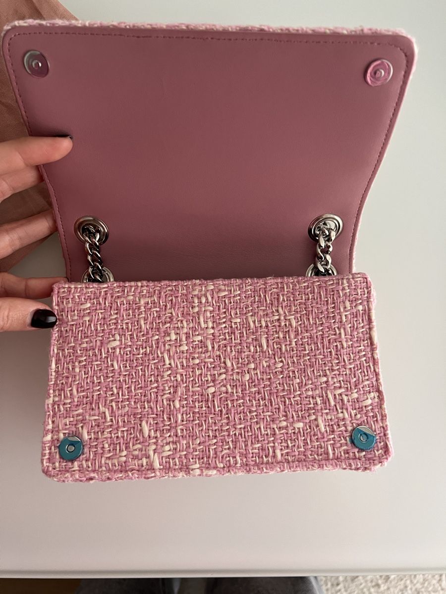 Miu Miu Borse da donna: Miu Miu Handtasche Rosa Tweed mit Perlen – Usato da Jona venduto da Ancci 7