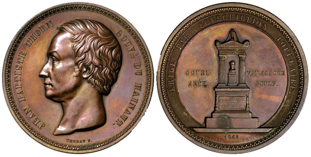 Medaglie: Belgien, Medaille 1845, Thorn – Usato da Chiasso venduto da Novamarketing