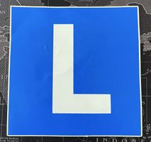 Fahrschule L Schild - Ideal für den Start! Neu und unbenutzt