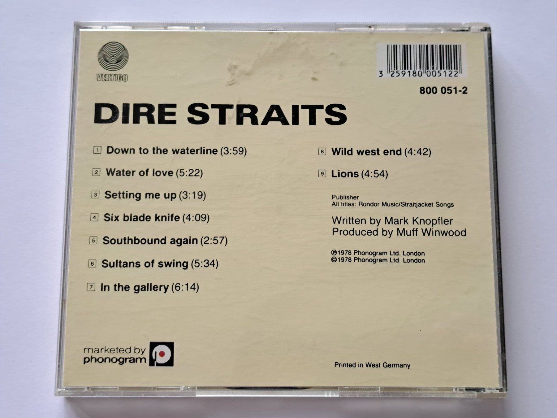 CDs: CD Dire Straits – Dire Straits – D'occasion à Pully par bro_n52j 1