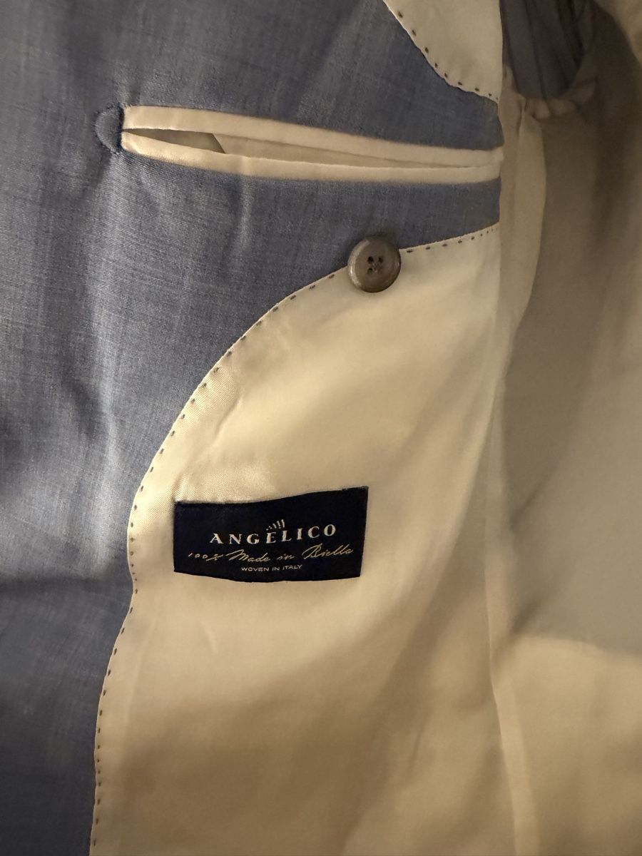 Giacche: Blazer Wolle hellblau grösse 38 – Usato da Zürich venduto da Glamour2019 2