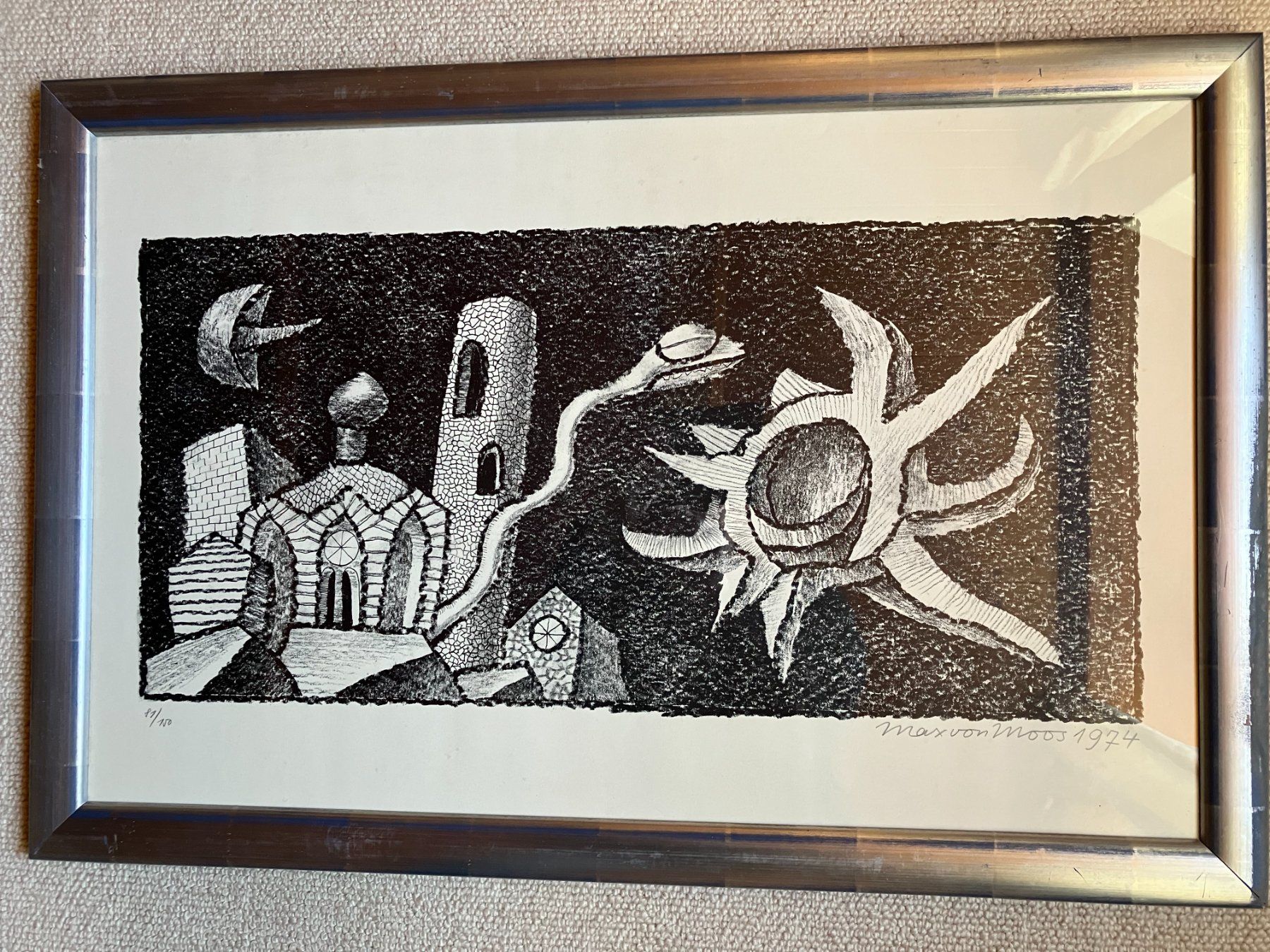 Grafica & Litografie: Max von Moos, signiert – Usato da Männedorf venduto da Amleto3