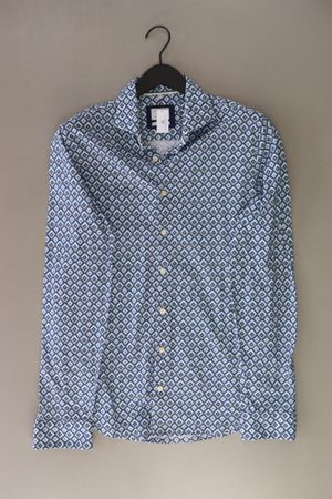 Olymp Langarmhemd Gr. M blau