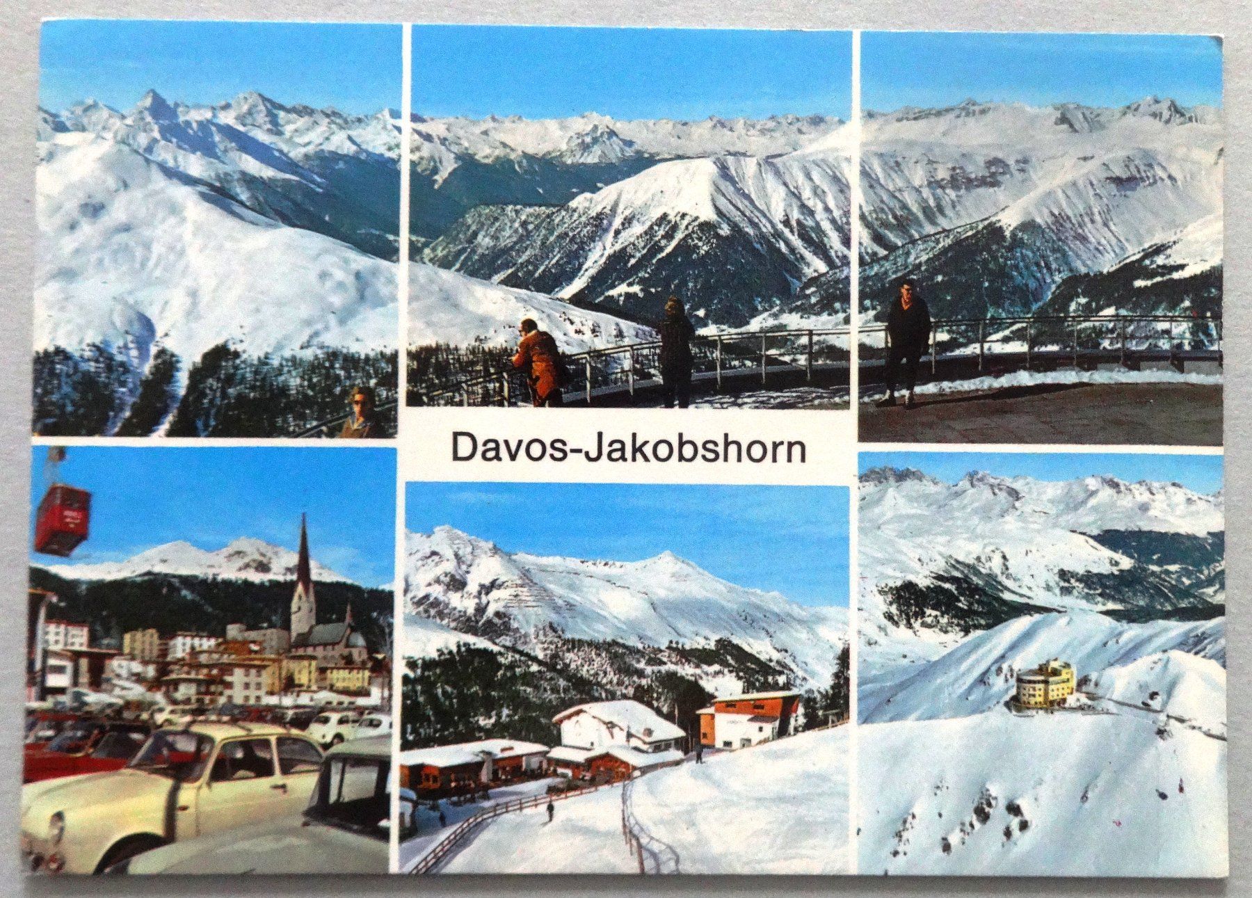 Ansichtskarten: Davos-Jakobshorn – Gebraucht aus Fétigny von Billy2miny