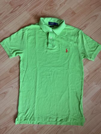 Polohemd Polo Ralph Lauren Slim Fit Gruen Groesse S