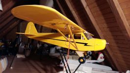 RC-Flugzeug Piper J-3 Cub, gelb, Top Zustand, neuwertig
