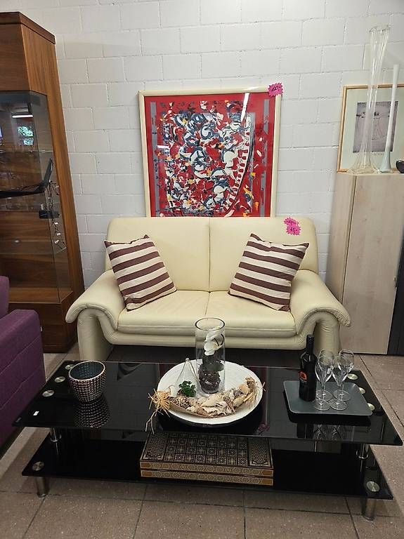 Sofas: Kleines Sofa in Creme zu verkaufen – D'occasion à oberaach par osterloh_antik 1