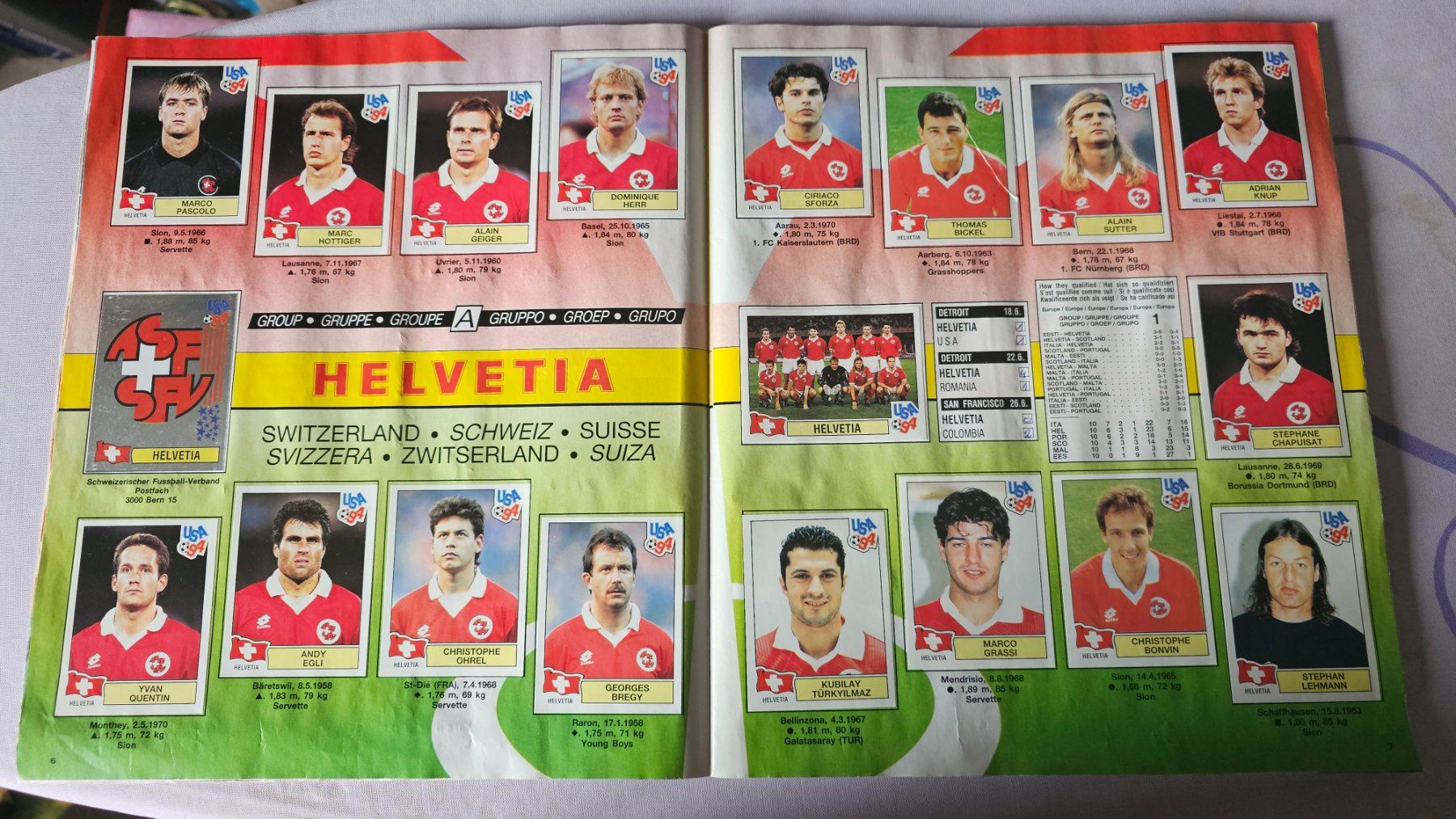 Panini Album: Panini WM 1994 Album komplet – Usato da Zug venduto da alt_9p2z 1