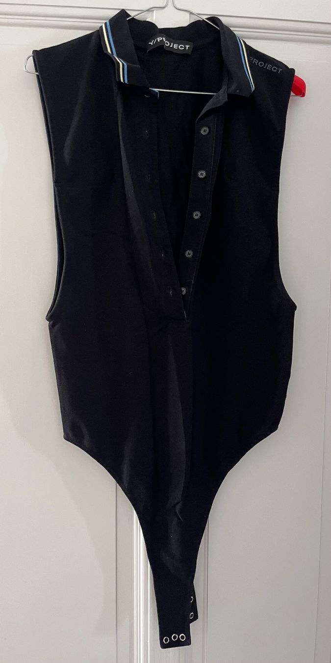 Magliette Polo: Y/project, body polo noir – Usato da Genève venduto da dachaw 5