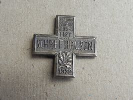 Abzeichen Brosche Schwingfest Schwingen Schaffhausen SH 1932