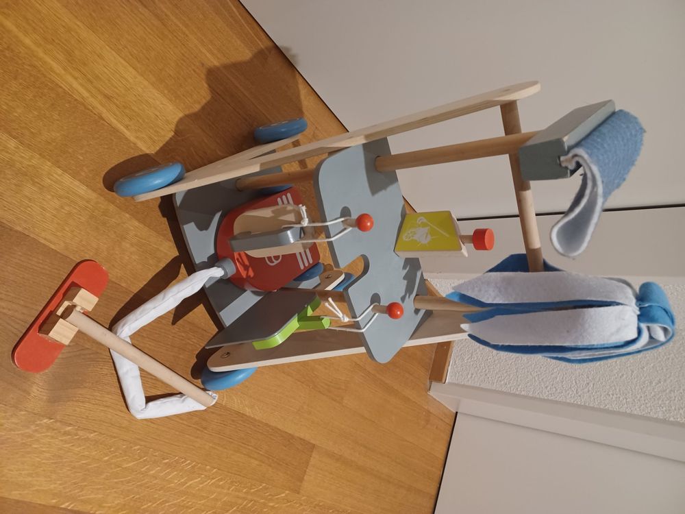 Smoby Putzwagen Mit Staubsauger – 9-teiliges Reinigungsspielzeug Für Kinder Ab 3 Jahren