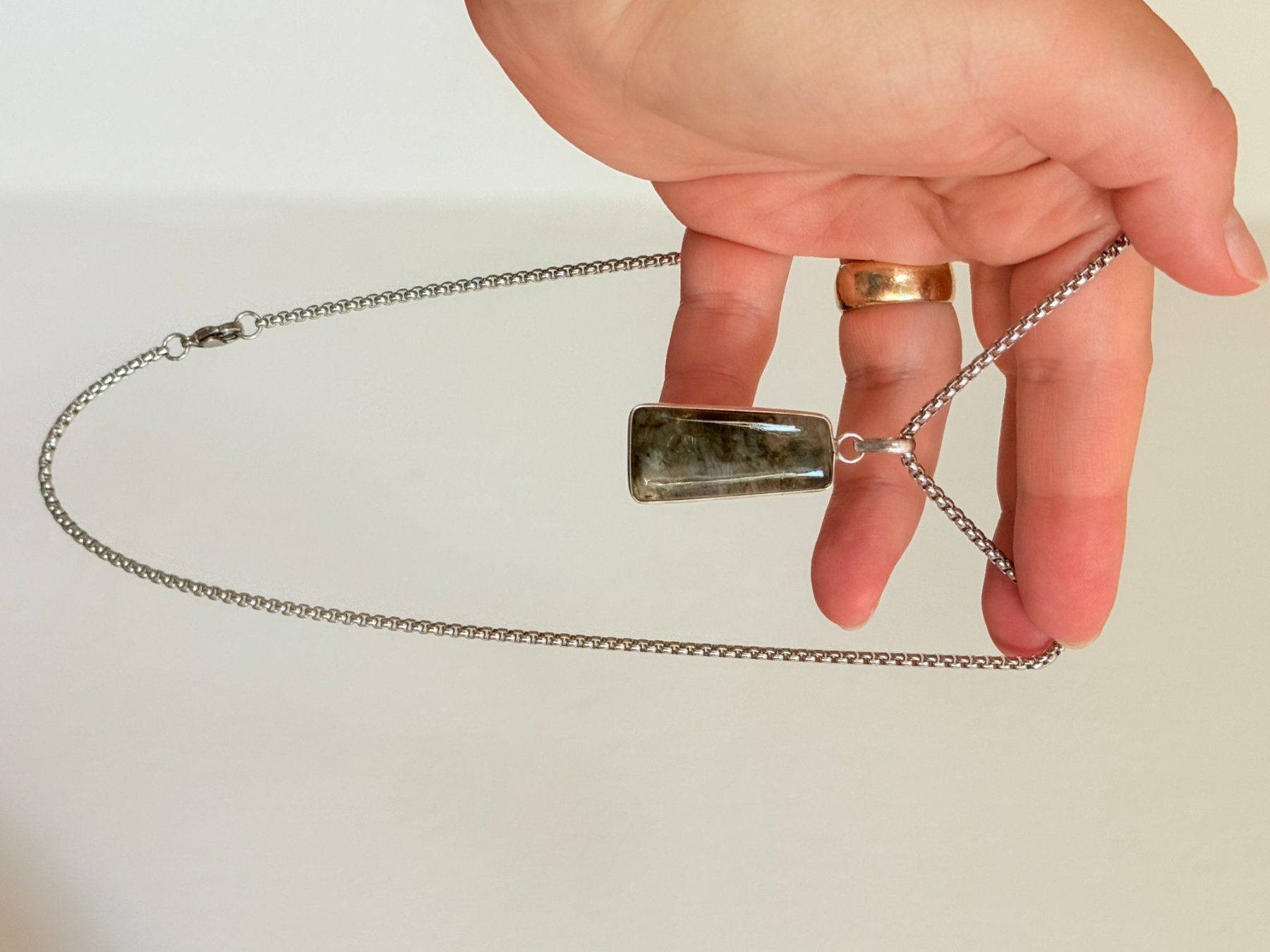 Catenine: Labradorite necklace – Nuovo e nell'imballaggio originale da Genève venduto da AGBERG 5