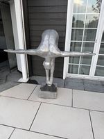 Statue of swimmer
