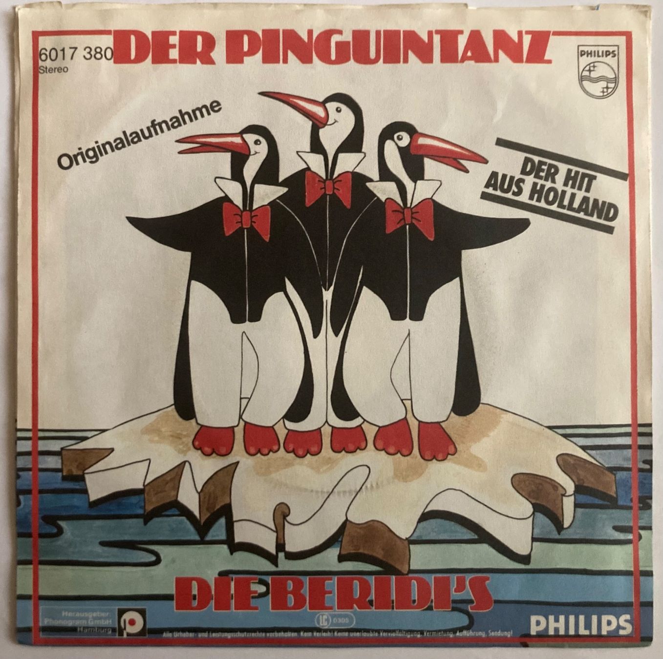 Schallplatten: DIE BERIDI'S - DE PINGUINTANZ – Gebraucht aus Poliez-Pittet von Newtown-Records 1
