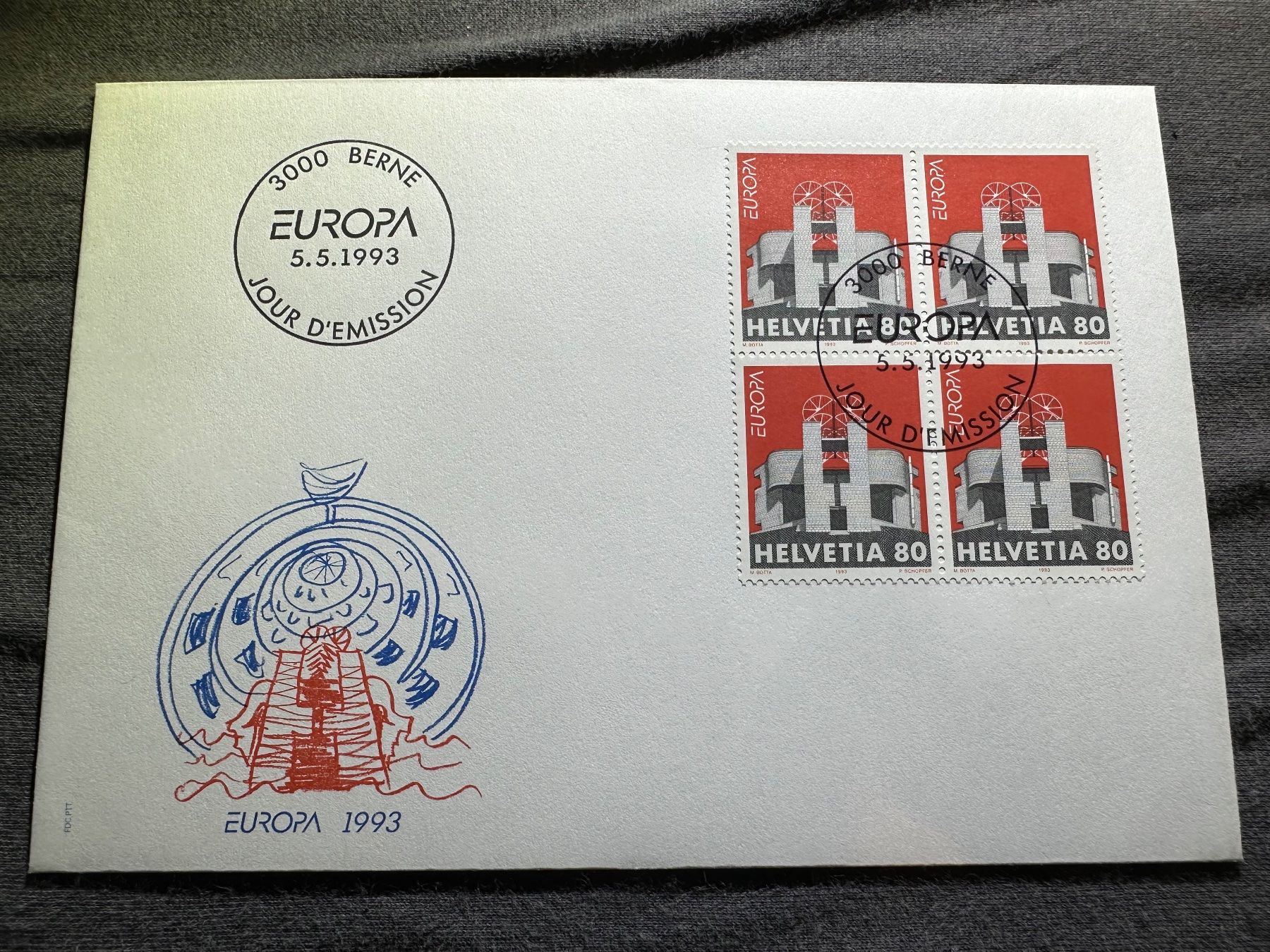 Tutti i francobolli: 1993 FDC Ersttagumschlag – Usato da Stettfurt venduto da 2442
