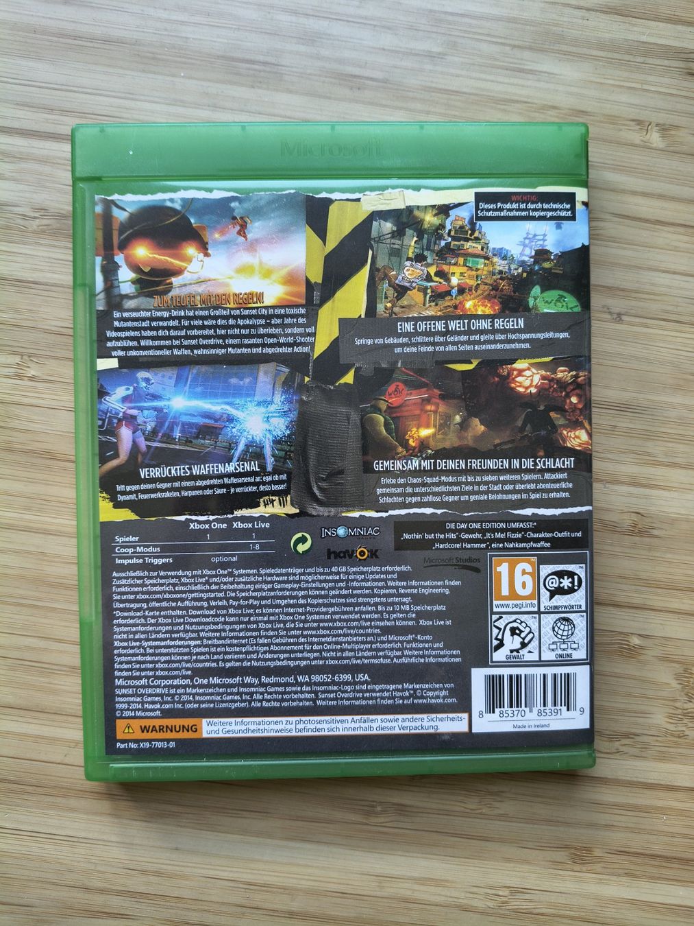 Giochi: Sunset Overdrive (XBox One) – Usato da Riedholz venduto da ste_96cd 1