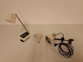 2x Vintage Lampe Nachttischlampe Tischlampe