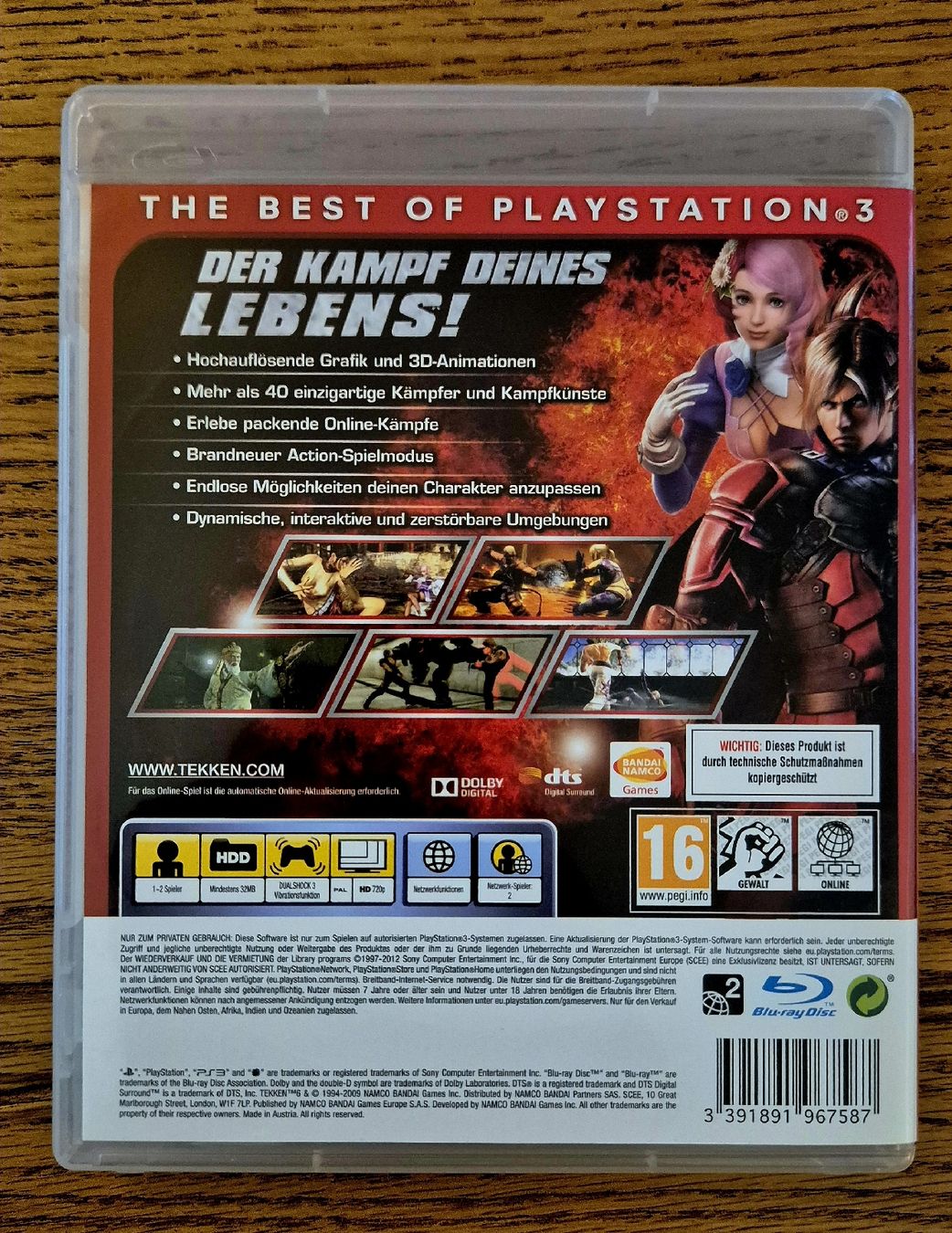 Giochi: Tekken 6 - PS3 - Top Zustand – Nuovo (secondo la descrizione) da Au SG venduto da KonsoleWerk 1