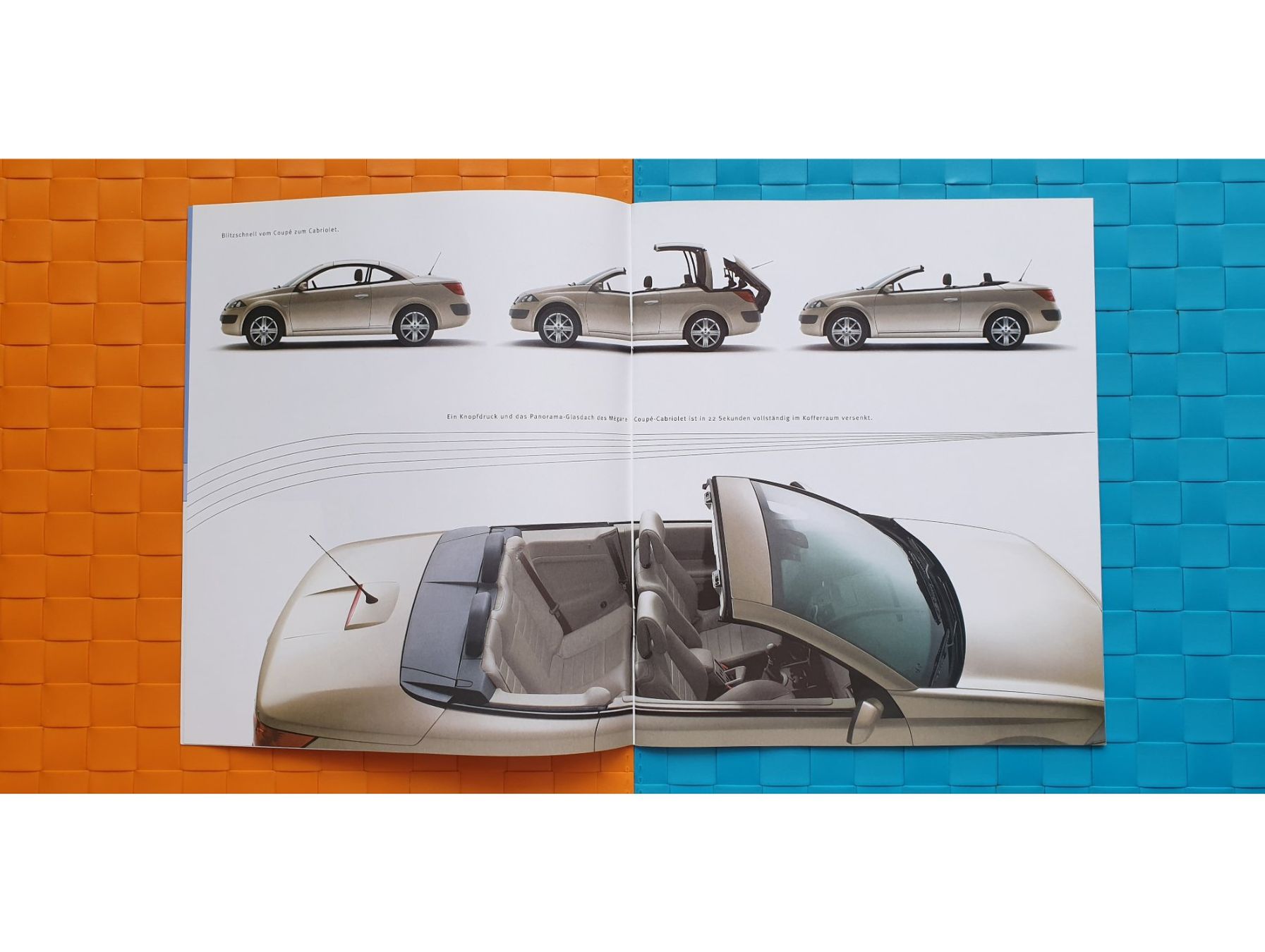 Riviste & Magazine: RENAULT MEGANE COUPÉ CABRIOLET 2004 - Prospekt / Katalog – Nuovo (secondo la descrizione) da Viganello venduto da CARLiteratur 3