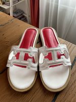 Sandalen Damen Weiss Grösse 39 Lederoptik guter Zustand