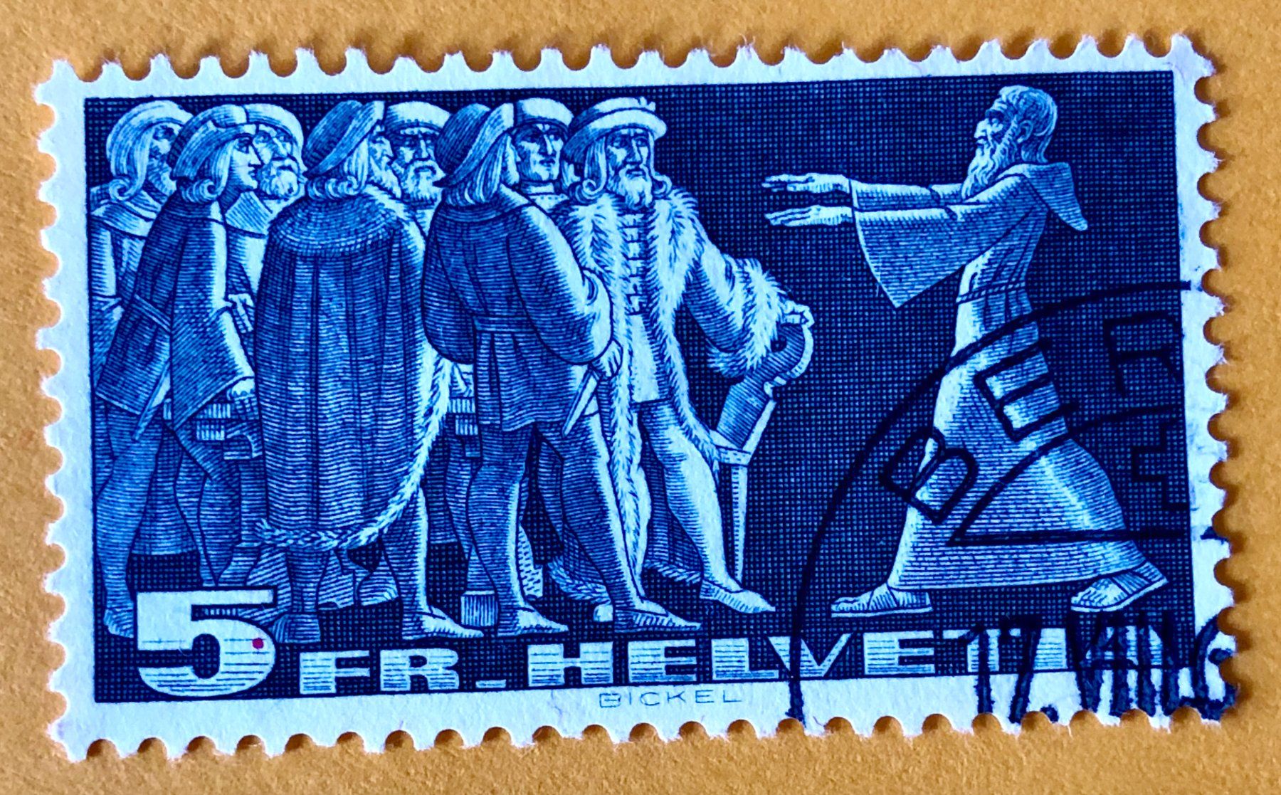 Tutti i francobolli: Nr.217 GESTEMPELT Tagsatzung zu Stans 1938  – Usato da Aarau venduto da Billa007