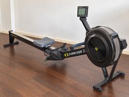 Rameur RowERG Concept 2 noir appareil de fitness