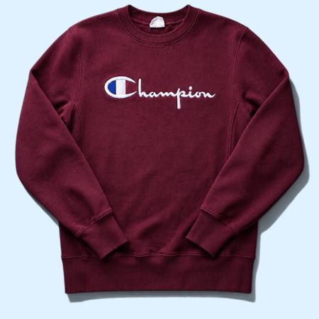CHAMPION Reverse Weave Sweatshirt Bordeaux / Bordeaux Size S