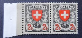 Wappenmuster ZNr. 166z ** im Paar, SBK 280.00