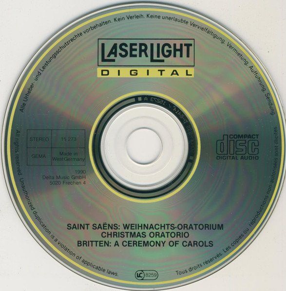 CD: Saint-Saëns, Britten: Weihnachtsoratorium - CD 1992 – Usato da Zürich venduto da Aspri 2