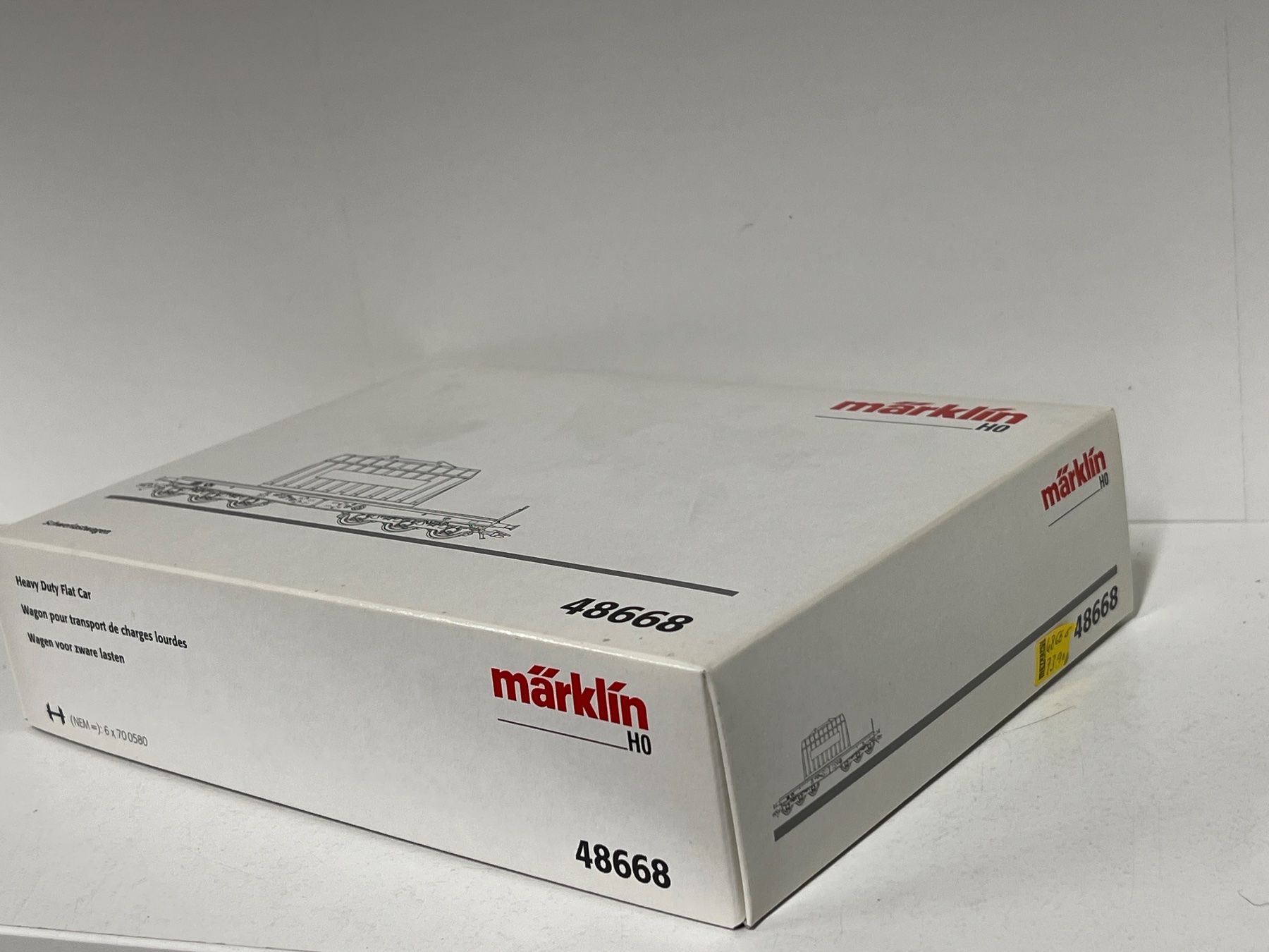 Märklin Modellini di ferrovie: Märklin 48668 Schwerlastwagen H0 AC – Usato da Neuenhof venduto da ludovicco 8