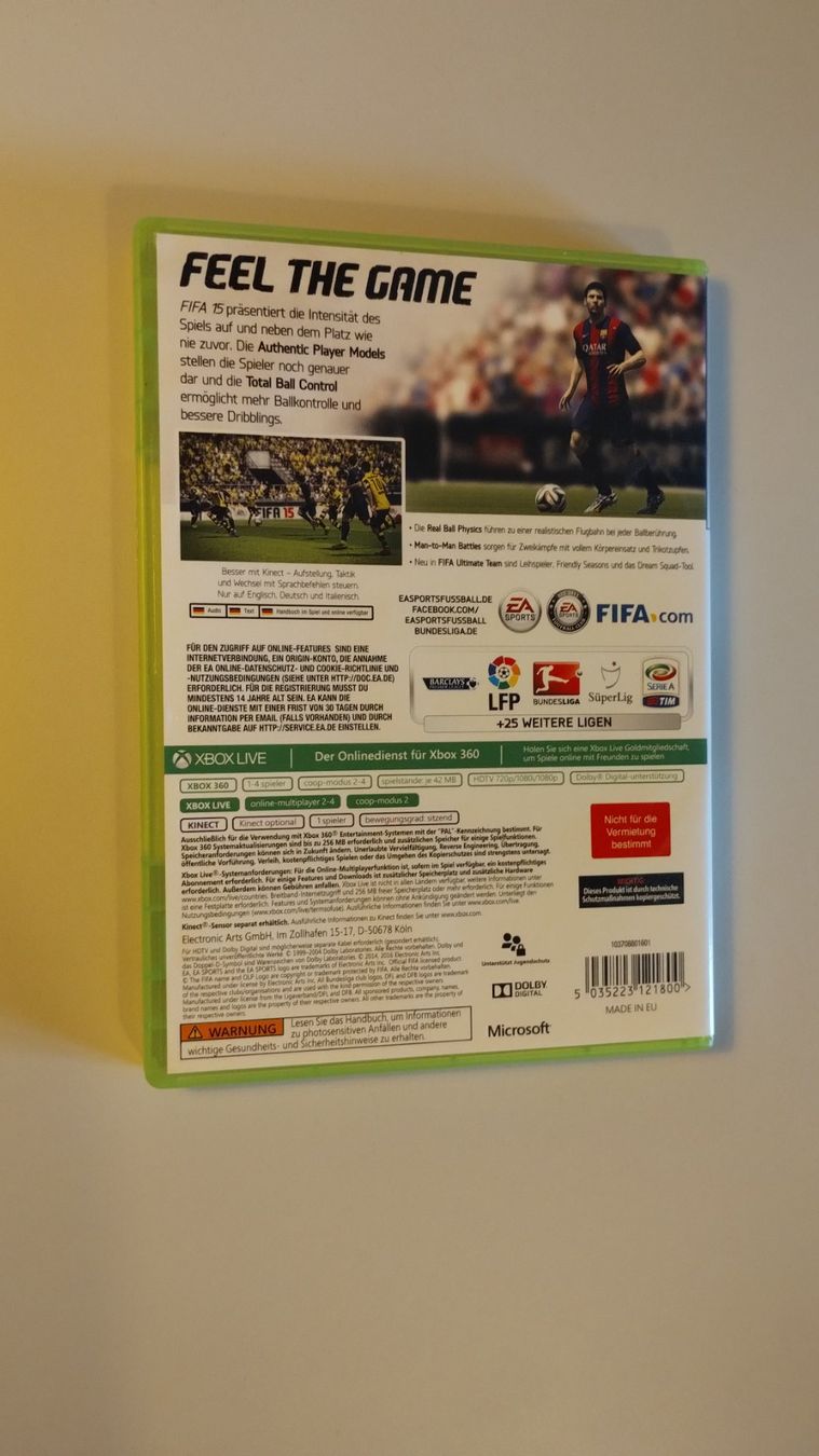 Microsoft Spiele: FIFA15 Xbox 360 – Gebraucht aus Zürich von oli_5z78 1