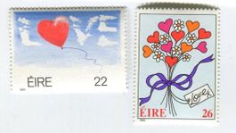 Briefmarken "Valentinstag". Irland.