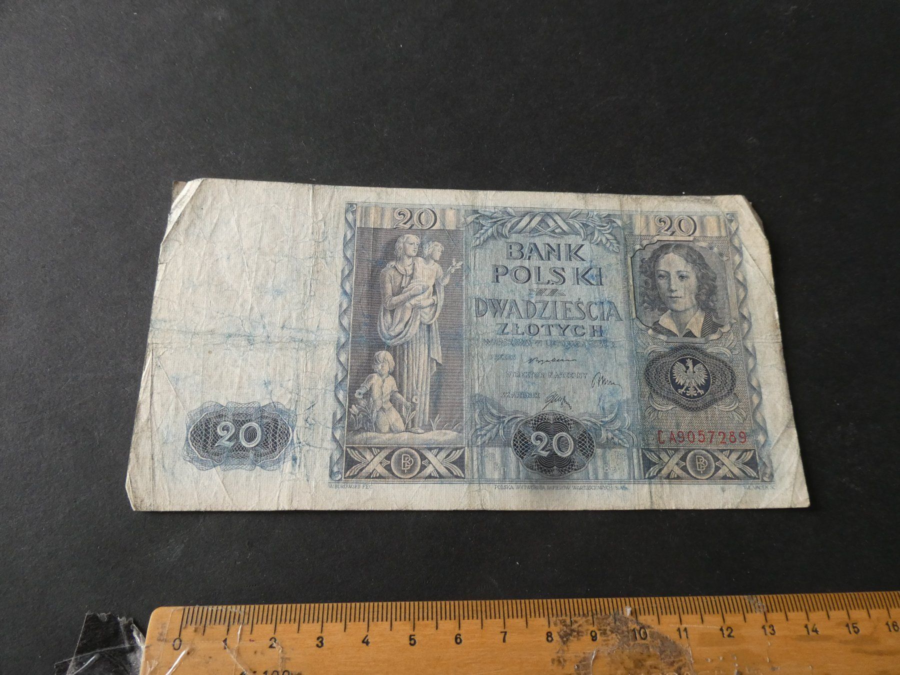 Banconote: Polen 1936, 20 Zlotych – Usato da Hinterforst venduto da Rohusri