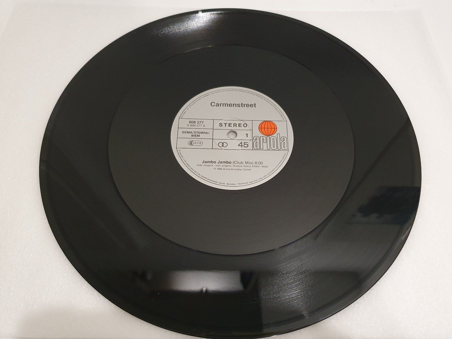 Dischi in vinile: Carmenstreet - Jambo Jambo – Usato da Uster venduto da Vinyl-Leidenschaft 2