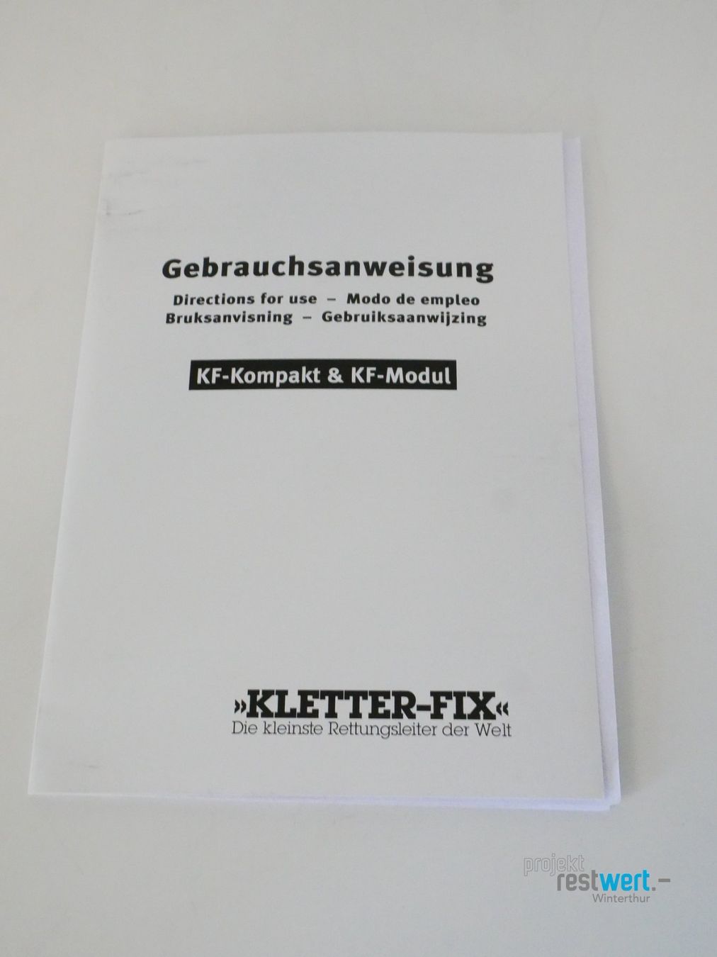 Scale: KLETTER-FIX® Rettungsleiter 8m – Nuovo (secondo la descrizione) da Winterthur venduto da Restwert_Winterthur 5
