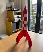 Fusée Tintin environ 30cm