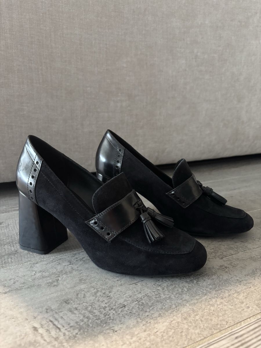 Geox Scarpe da donna: Escarpins Geox noirs en daim, taille 40 – Nuovo (secondo la descrizione) da Savièse venduto da aly_zc2h 3