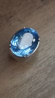 💎 Exklusiver 34.66 ct. Swiss Blue Topas Ring – Silber 925