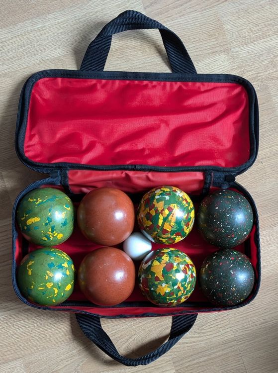 Profi-Boccia-Set mit Tasche, 8 Kugeln, neuwertig | Kaufen auf Ricardo