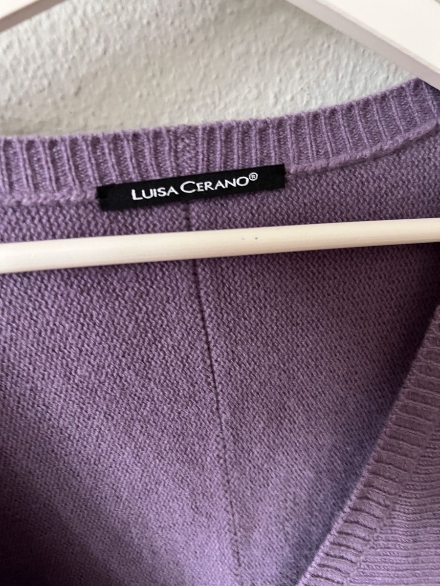 Luisa Cerano Giacche: Strickjacke Luisa Cerano, Gr. 42, violett  – Usato da Solothurn venduto da Brini06 1