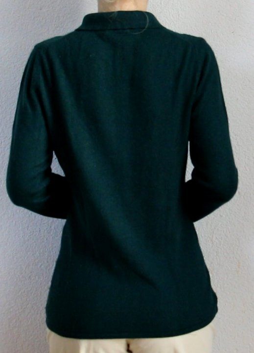 Maglioni & Felpe: Dunkelgrüner Seide-Cashmere Pullover – Usato da Luzern venduto da Simona15 1