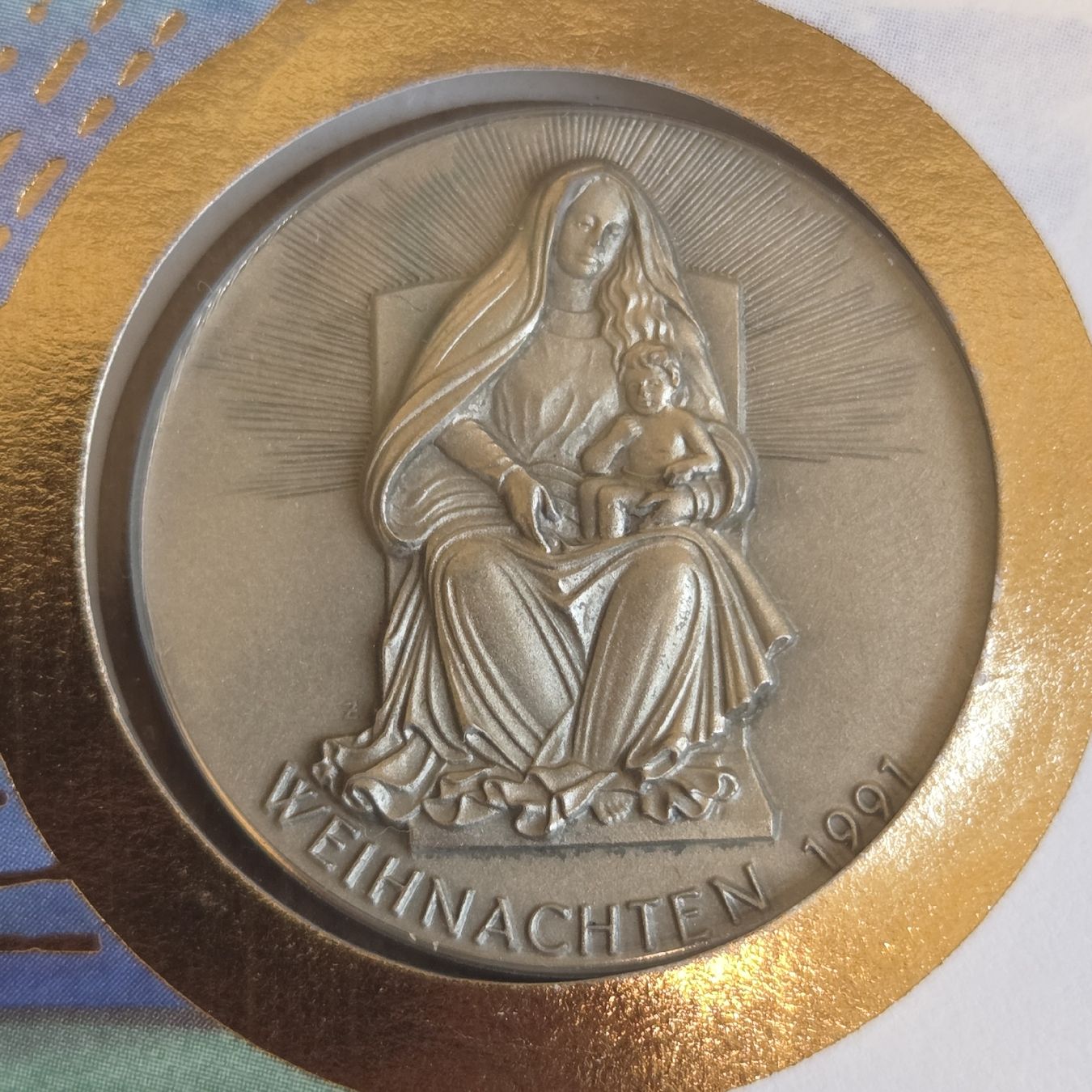 Medaillen: Silbermedaille Weihnachten 1991 – Gebraucht aus Stans von Ducati16 1